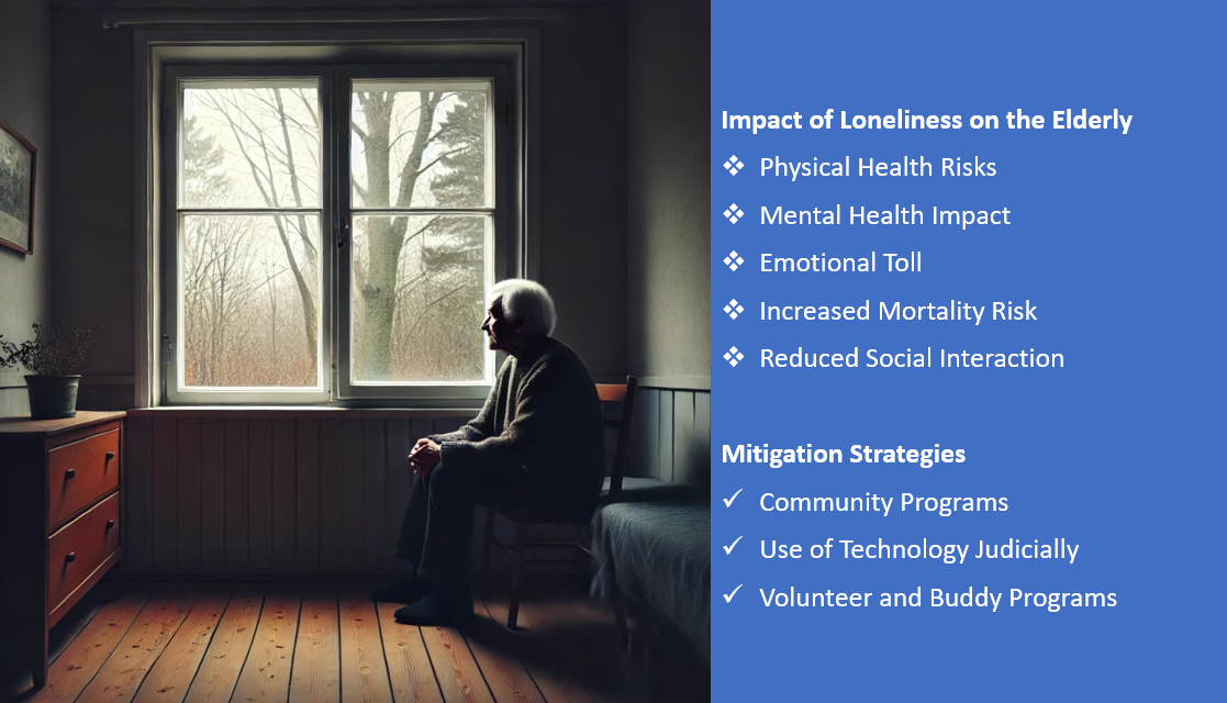 Effect of Loneliness and Isolation on the Elderly